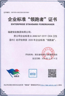 企業(yè)標準<br>領(lǐng)跑者證書